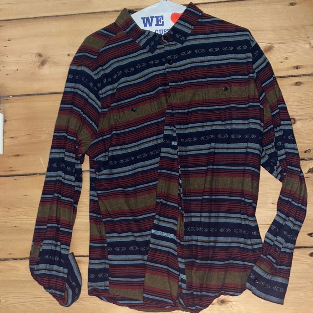 Mens Long Sleeve Button Down